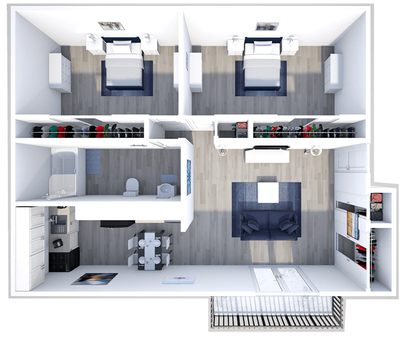 Floyd and Dakota floor plan